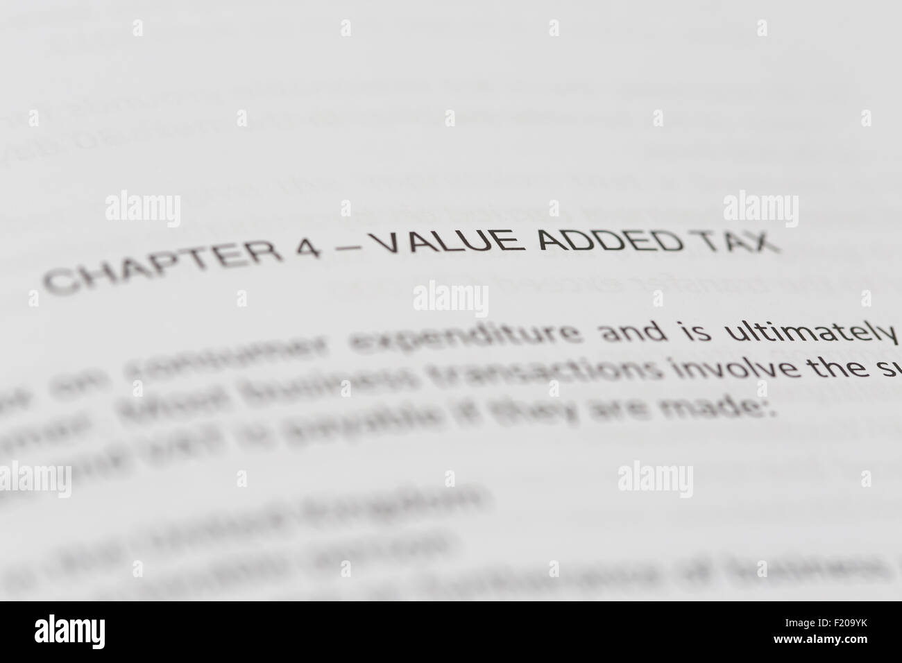 Value Added Tax HMRC Stock Photo