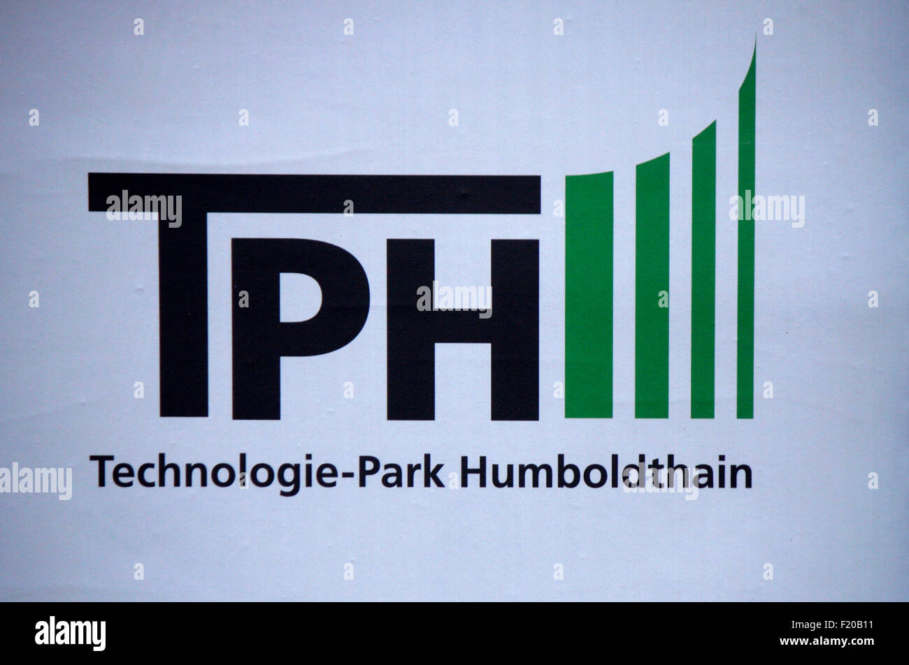 Markenname: 'TPH Technologie Park Humboldthain', Berlin. Stock Photo