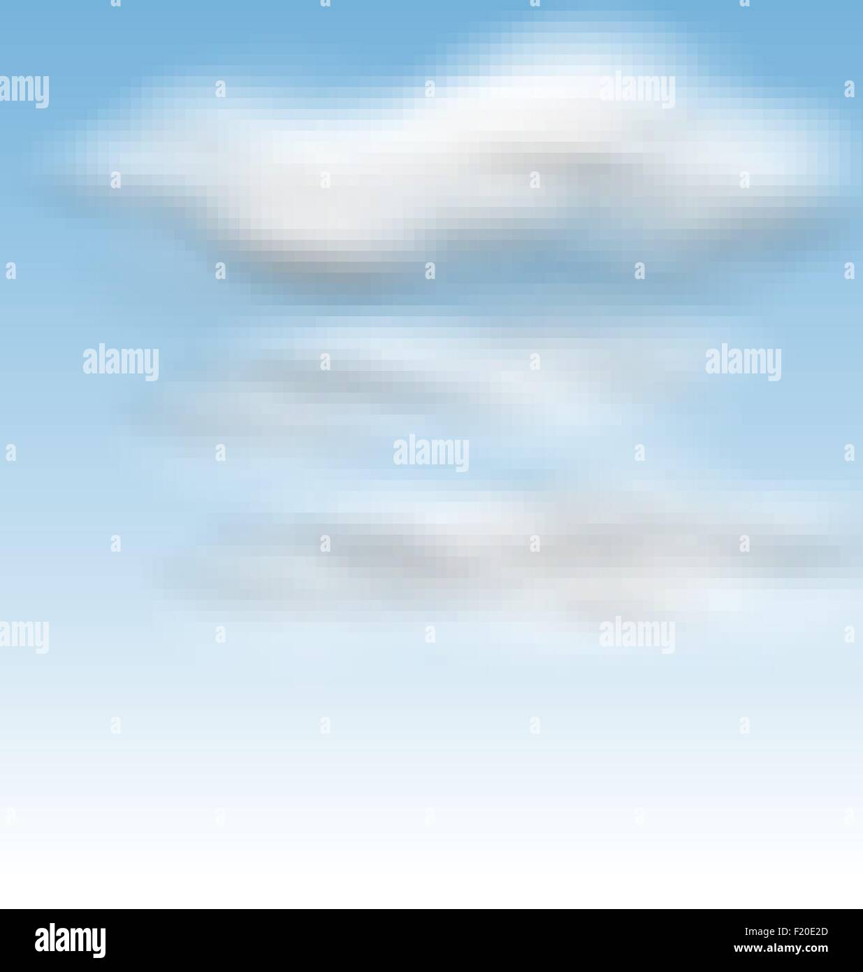 Background Blue Sky Fluffy Clouds Stock Vector Image & Art - Alamy