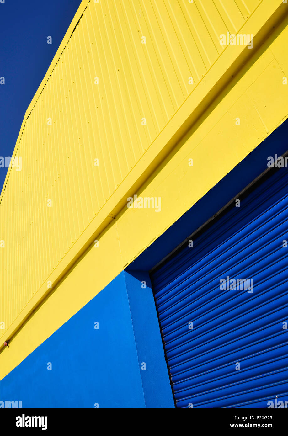 Ireland, County Sligo, Sligo, Modern warehouse on Ballast Quay Stock