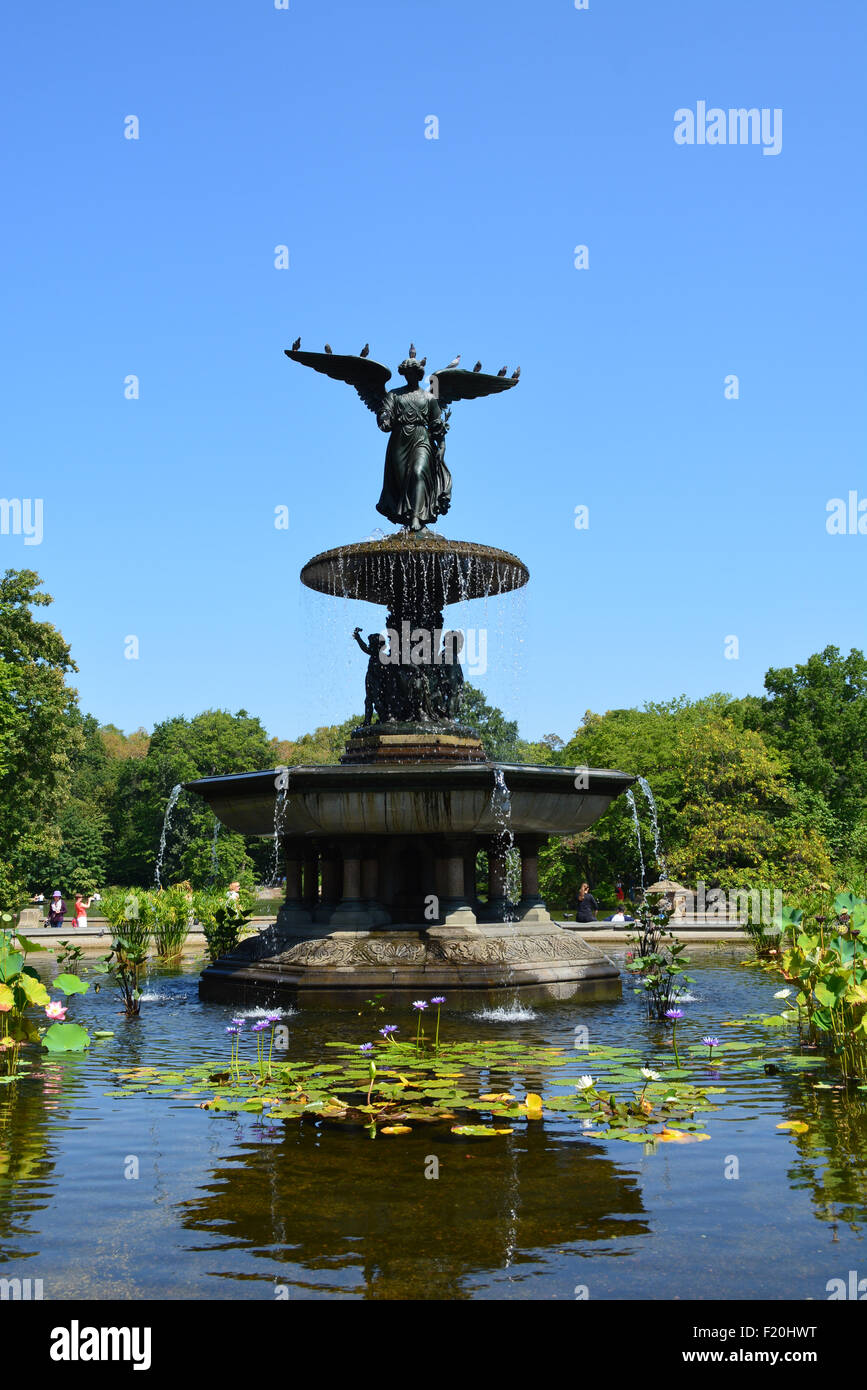 Bethesda Terrace and Fountain Stock Image - Image of view, bethesda:  91208491