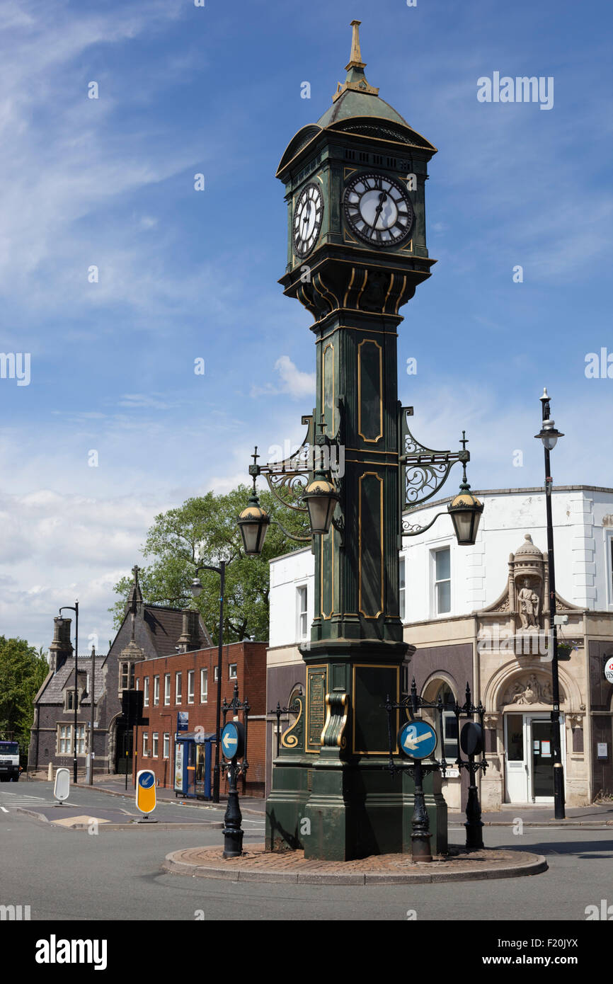 The Chamberlain Clock, Warstone Lane, Jewellery quarter, Birmingham, West Midlands, England, United Kingdom, Europe Stock Photo