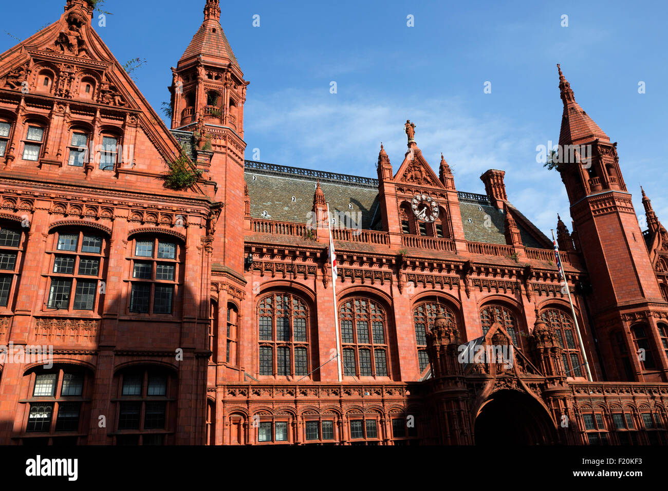 Victorian building birmingham courts hires stock photography and