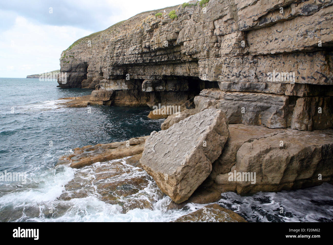 Jurassic coast Isle of Purbeck Dorset Stock Photo