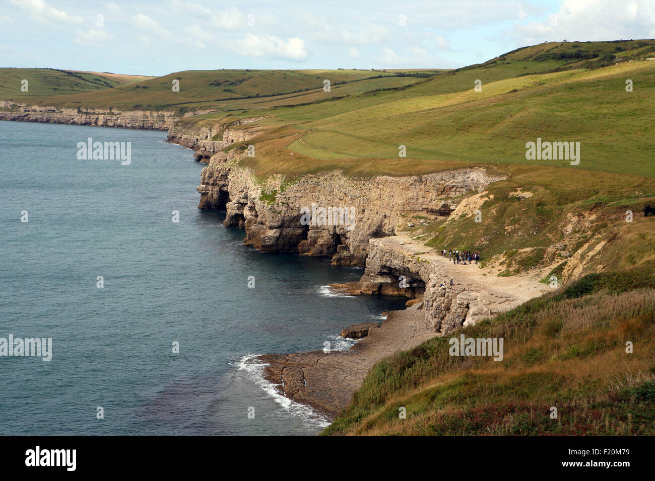 Jurassic coast Isle of Purbeck Dorset Stock Photo