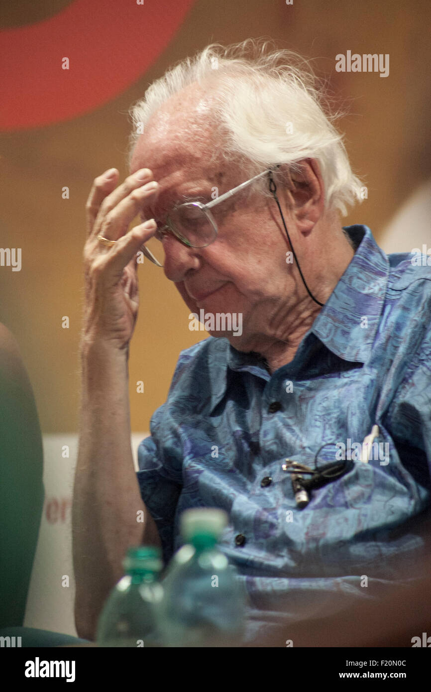 Johan Galtung, conflict mediator of international fame, founder of 'Trascend International' and the faculty of Peace Studies. Stock Photo