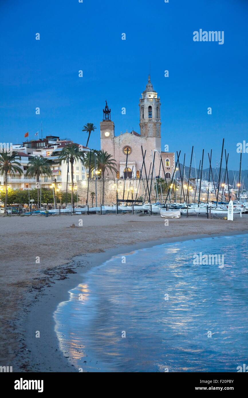 Spain, Catalonia, Barcelona province, Sitges Stock Photo