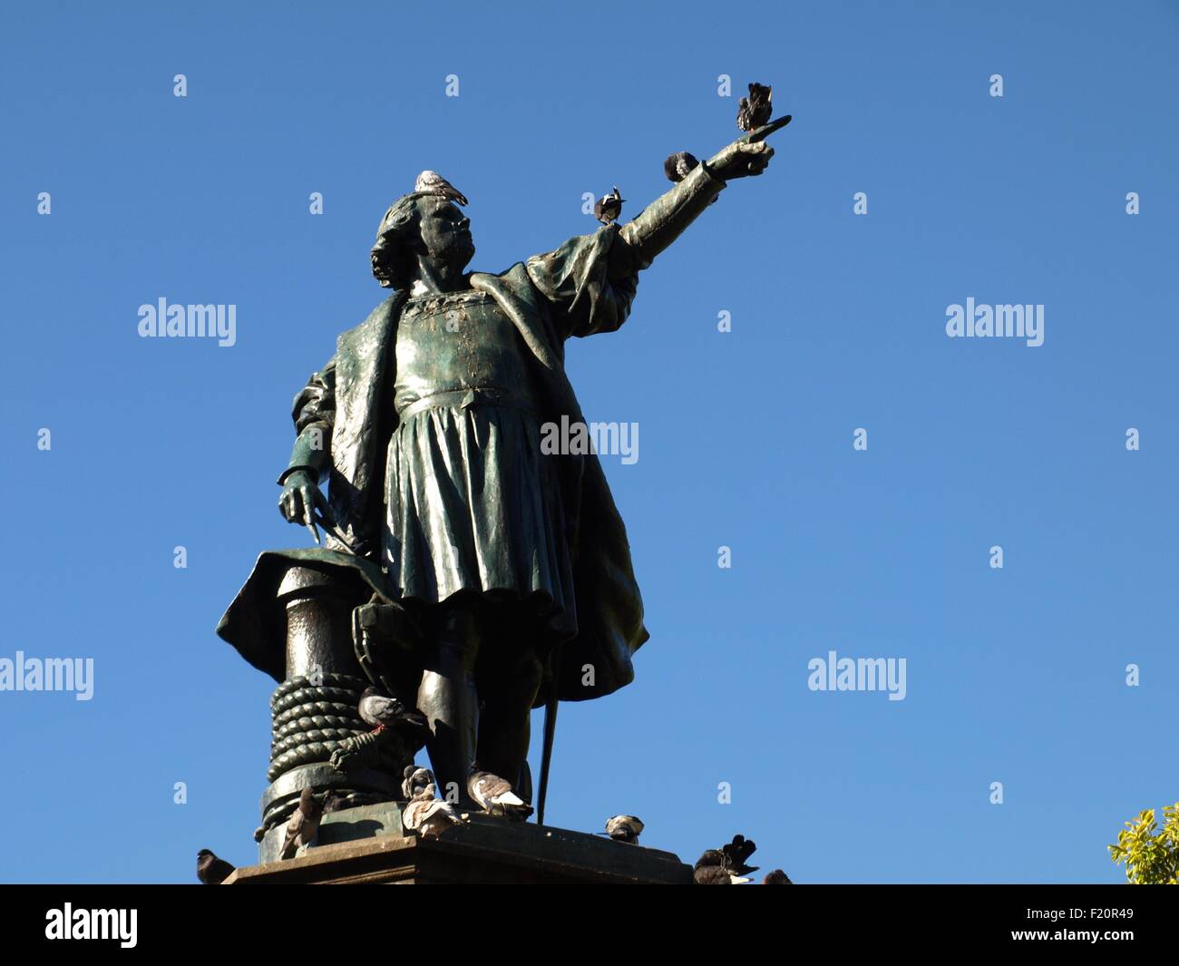 Statue of Christopher Columbus Stock Photo Alamy
