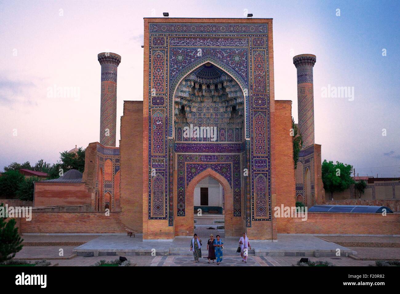 Uzbekistan, Samarkanda, listed as World Heritage by UNESCO, Gur Emir ...
