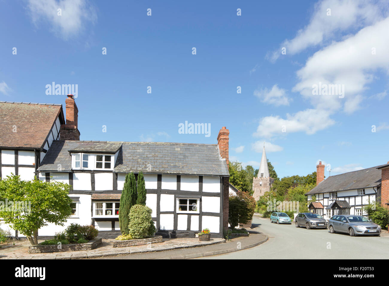 The attractive village of Dilwyn, Herefordshire, England Stock Photo Alamy
