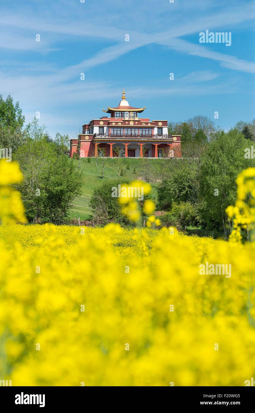 France, Puy de Dome, Biollet, Dhagpo Kundreul Ling largest Buddhist ...