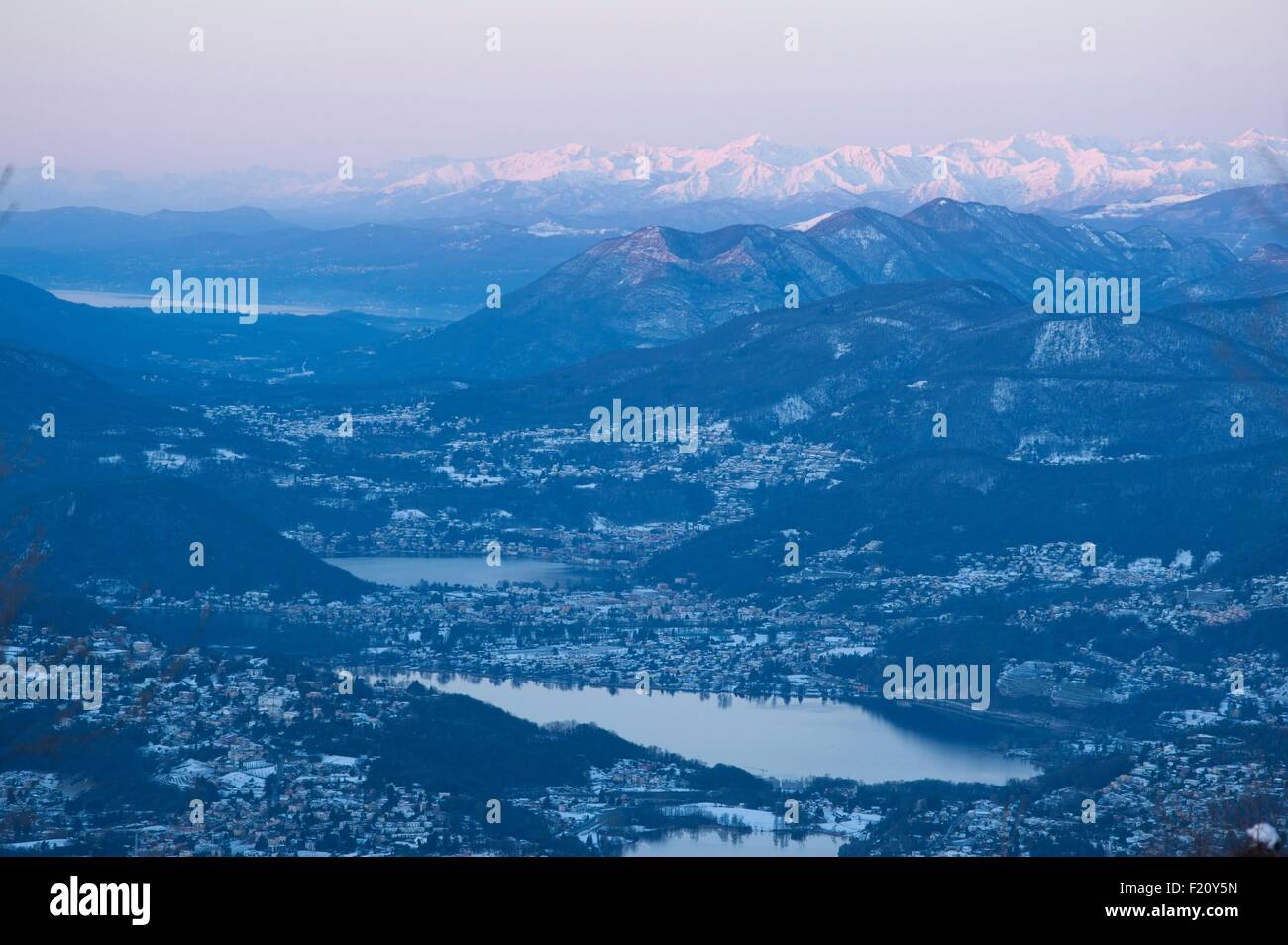Lugano winter hires stock photography and images Alamy