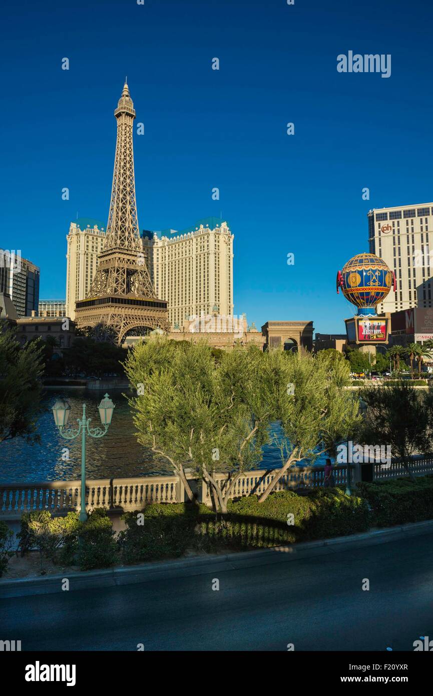 The Eiffel Tower in Las Vegas. Editorial Image - Image of architecture,  hotel: 122619430