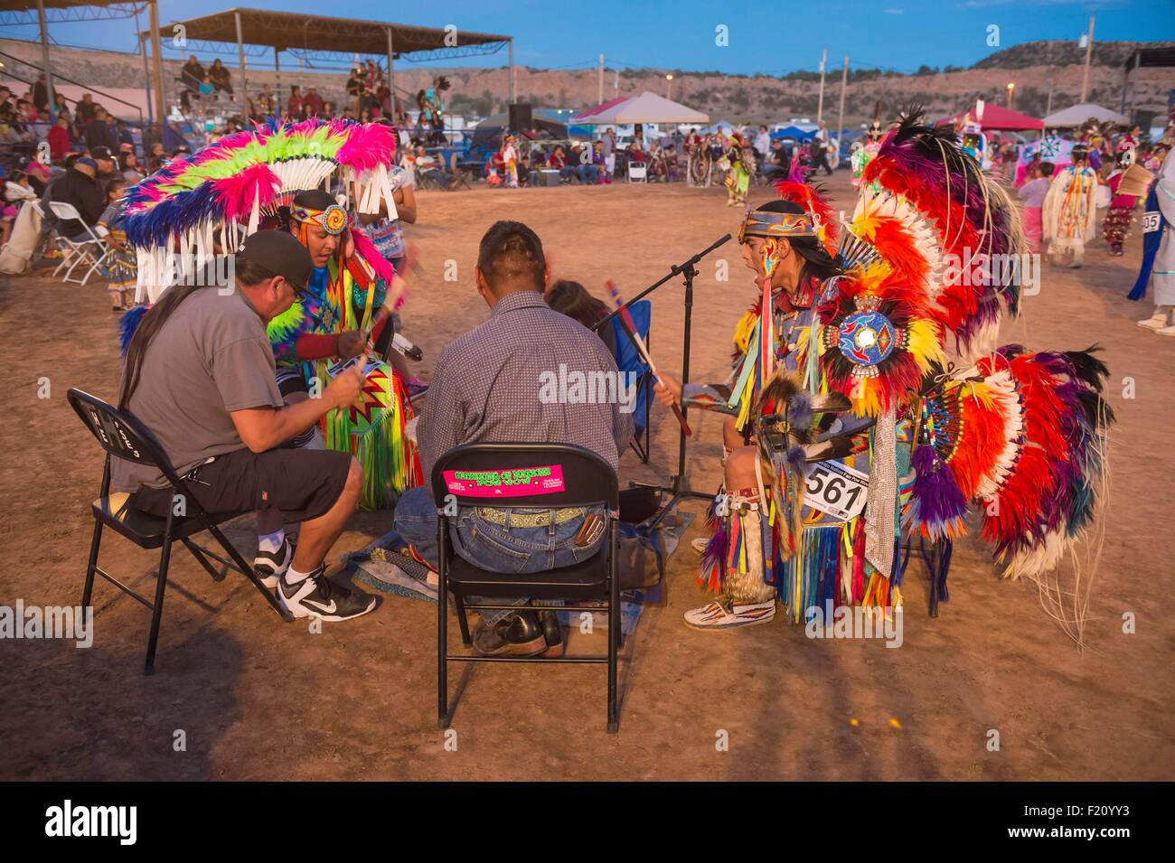 United States, Arizona, Window Rock, Festival Navajo Nation Fair, young