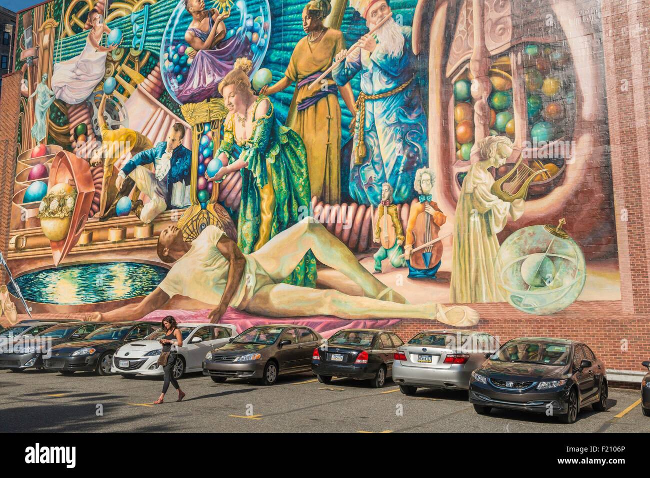 United States, Pennsylvania, Philadelphia, Mural Arts Stock Photo