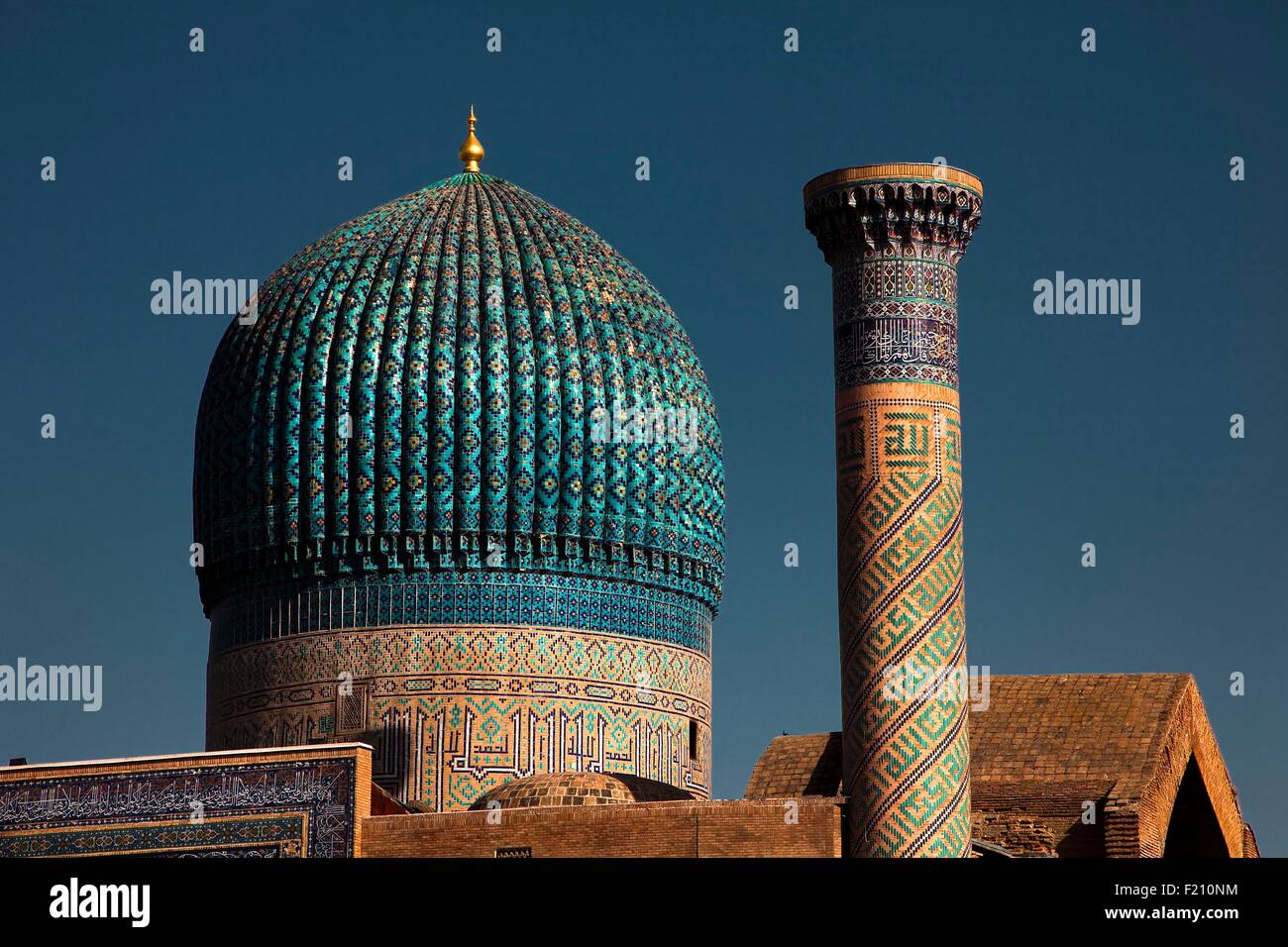 Uzbekistan, Samarkanda, listed as World Heritage by UNESCO, Gur Emir ...