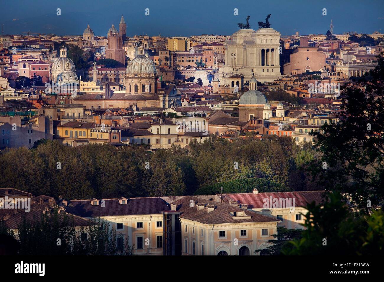 Italy, Latium, Rome, Gianicolo Hill Stock Photo