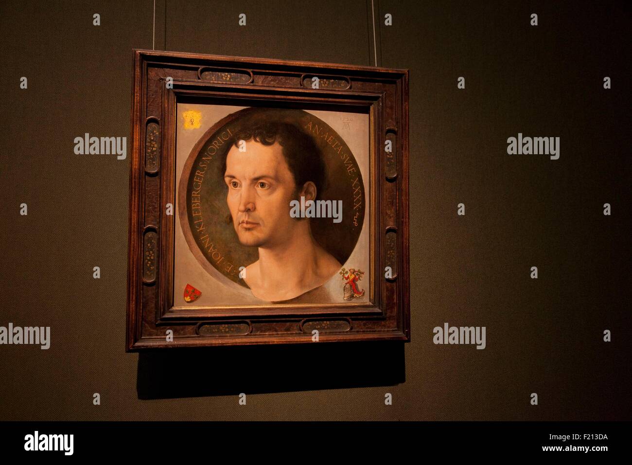 Austria, Vienna, Kunsthistorische Museum, Albrecht Dⁿrer, Johannes Kleberger's portrait Stock Photo