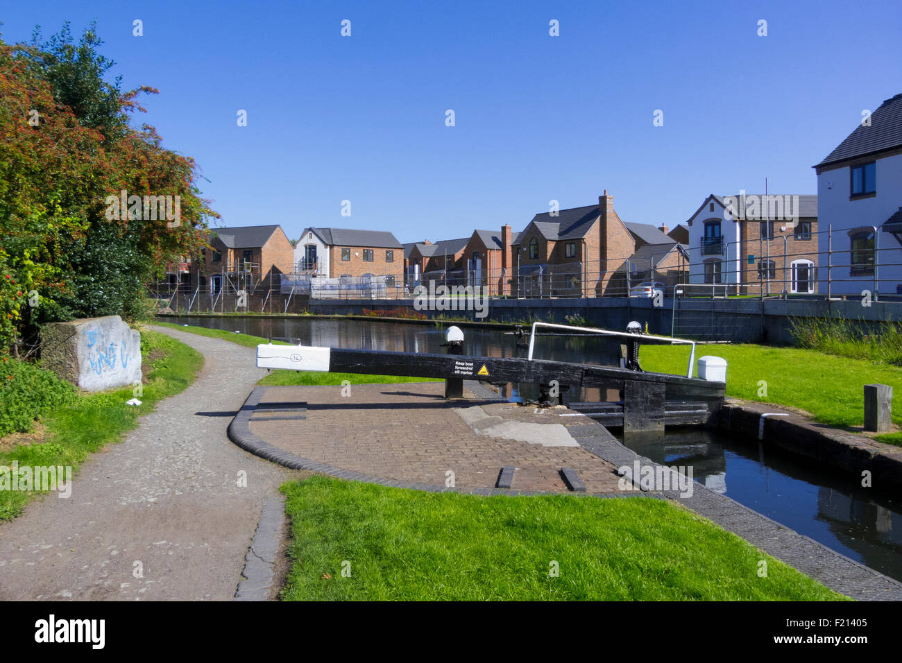 New Build Development Alongside Stourbridge Canal, Wordsley, West