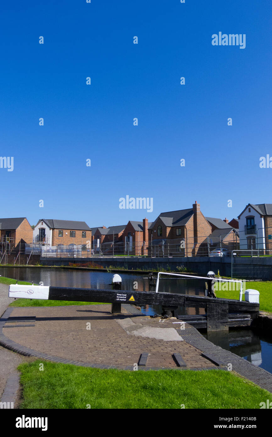 New Build Development Alongside Stourbridge Canal, Wordsley, West