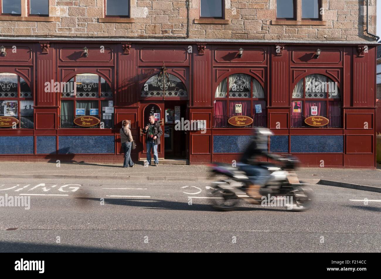 United Kingdom, Scotland, Shetland islands, Lerwick capital city, pub in downtown Stock Photo