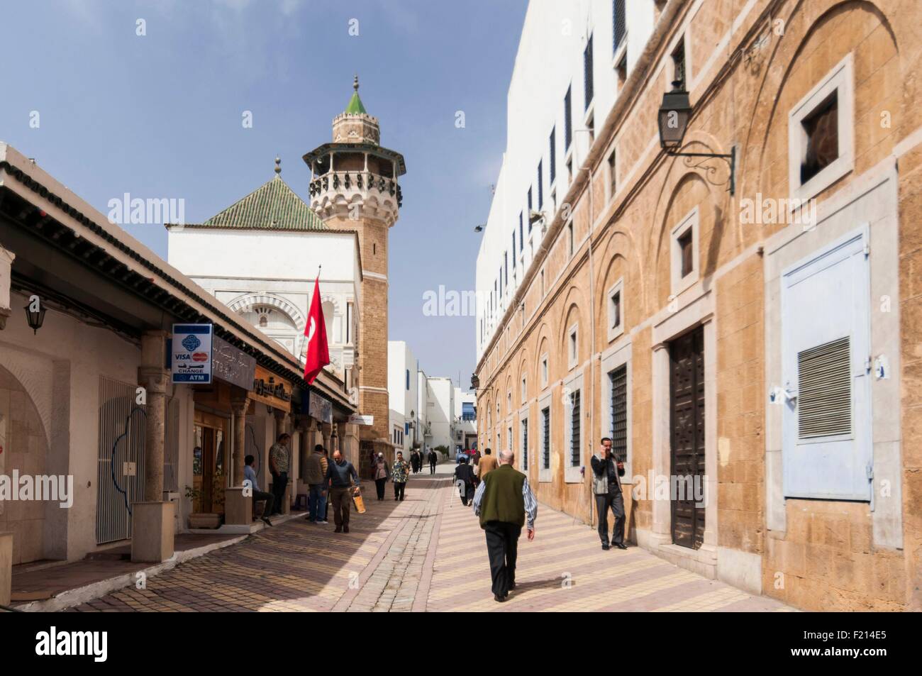 Tunisia, Tunis, medina listed as World Heritage by UNESCO Stock Photo