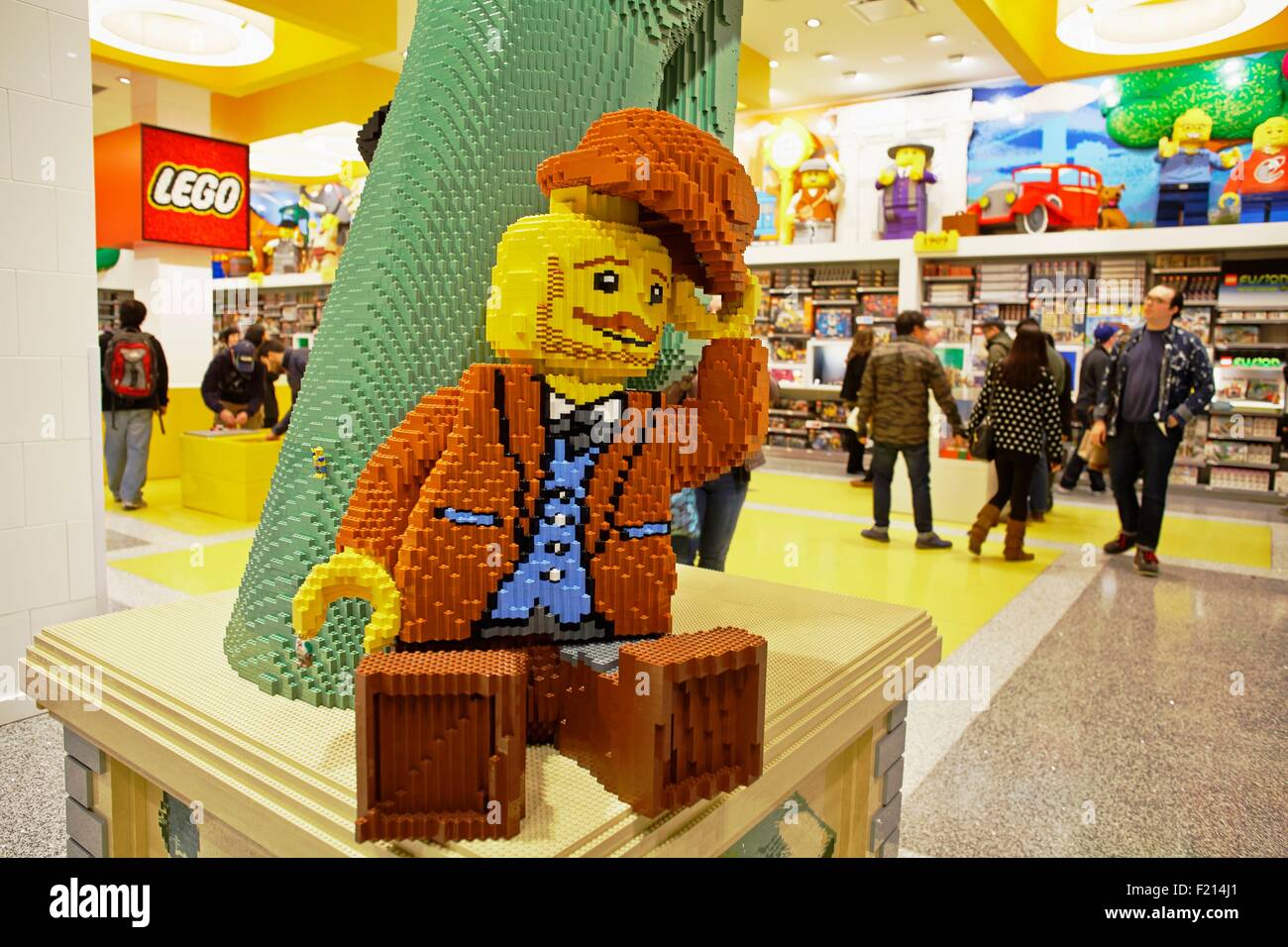 United States, New York, Manhattan, Lego store Stock Photo - Alamy