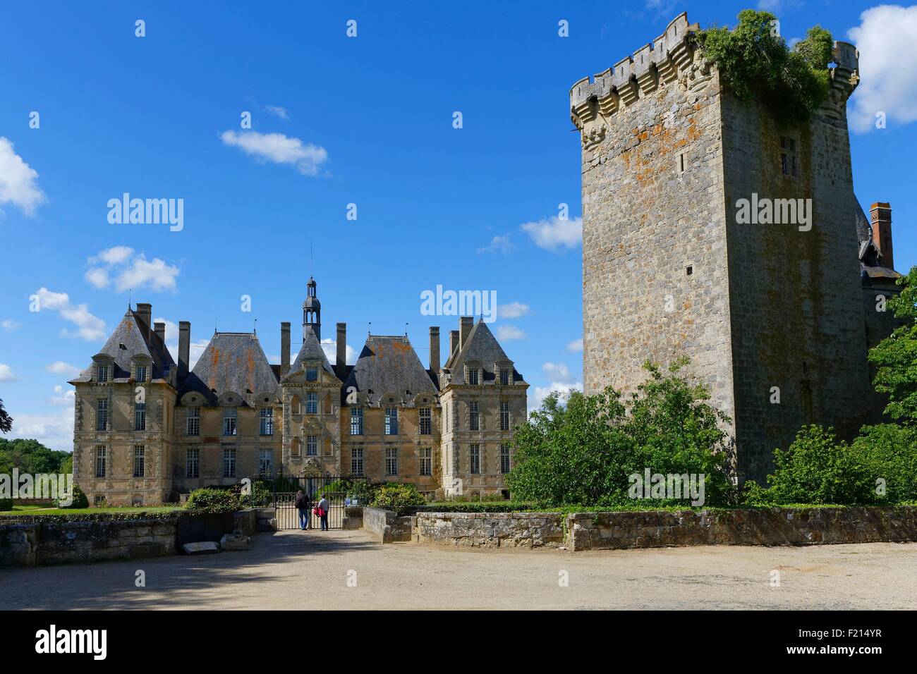 France, Deux Sevres, Saint Loup Lamaire, Saint Loup sur Thouet castle