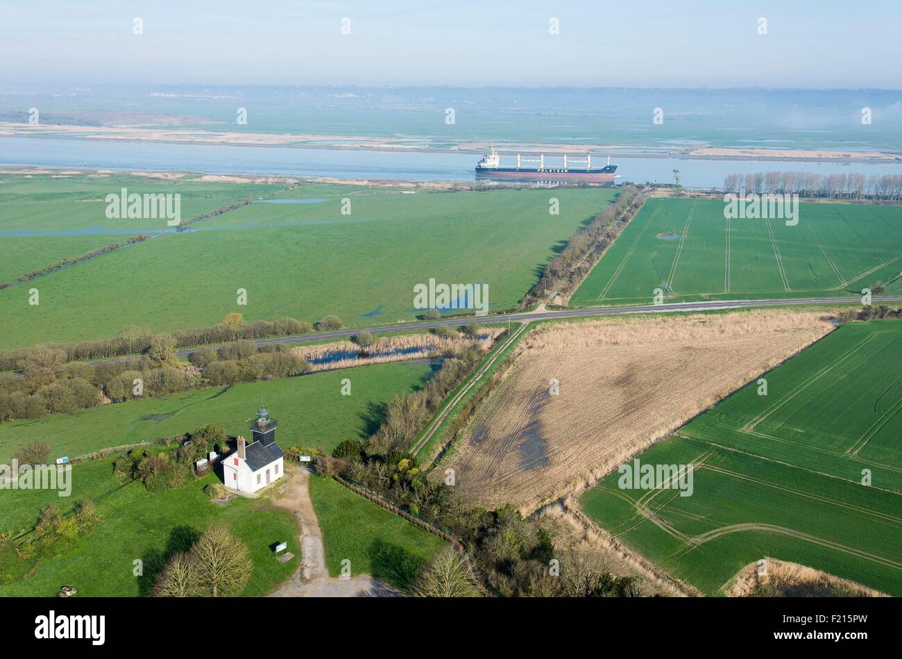 France, Eure, Saint Samson de la Roque, Phare de la Roque, Pointe de la
