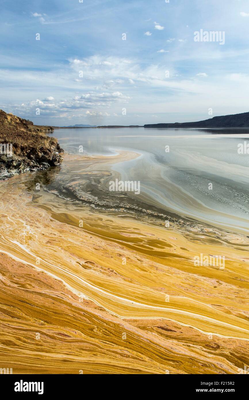 Kenya, Magadi lake, Little Magadi Stock Photo