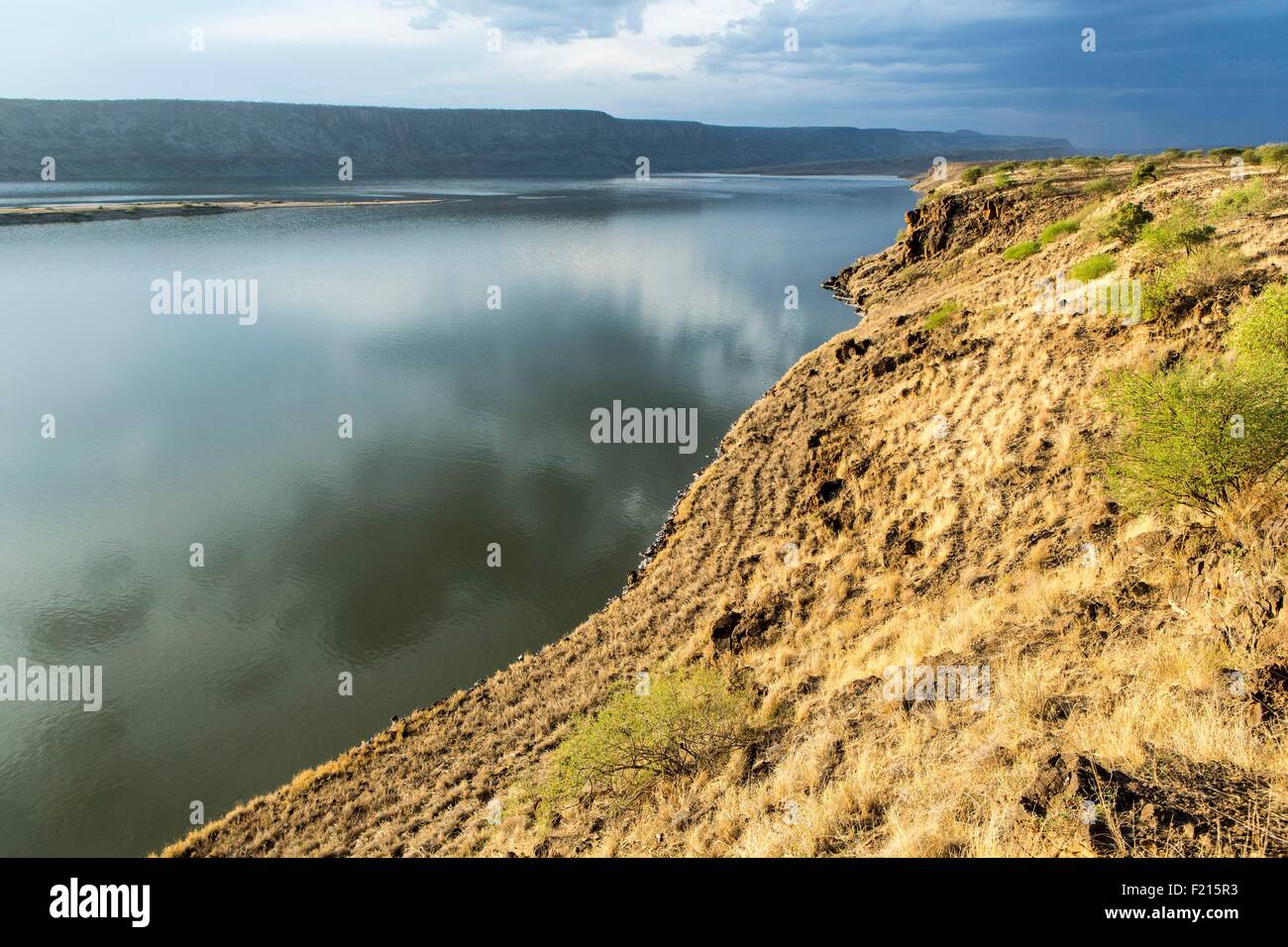 Kenya, Magadi lake, Little Magadi Stock Photo
