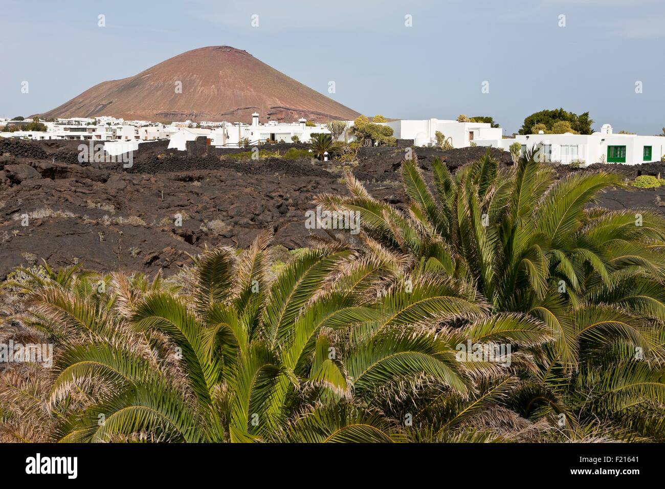 Spain, Canaries Islands, Lanzarote island, the village of Tahiche Stock Photo
