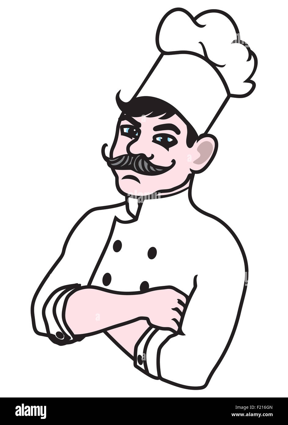Kitchen chef man vector food restaurant Cut Out Stock Images & Pictures ...