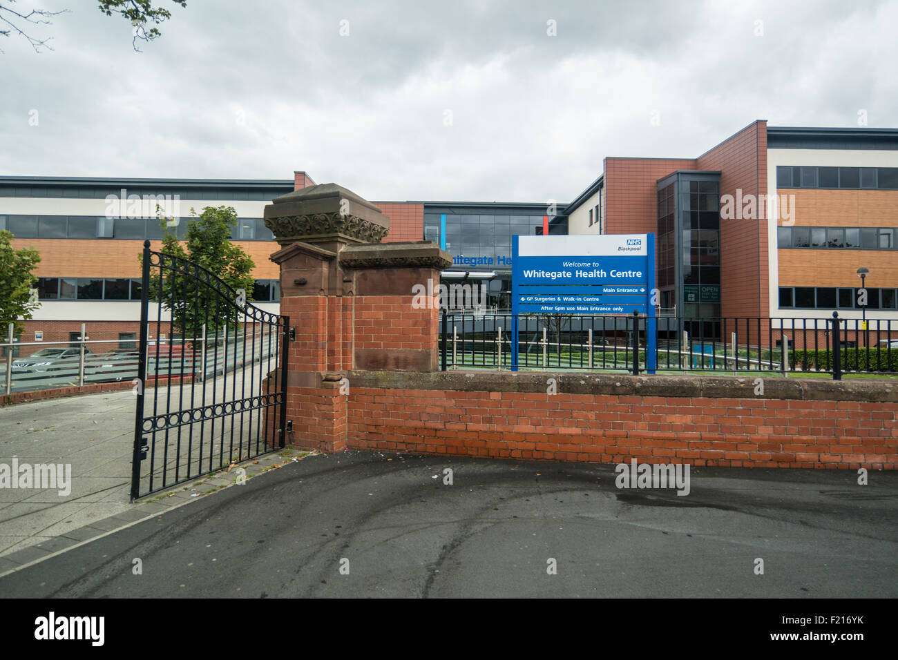 Whitegate drive medical centre entrance in Blackpool,Lancashire Stock Photo Alamy