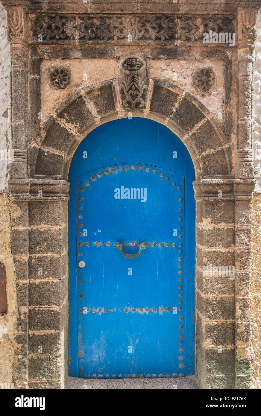 Ancient doors, Essaouira, Morocco Stock Photo