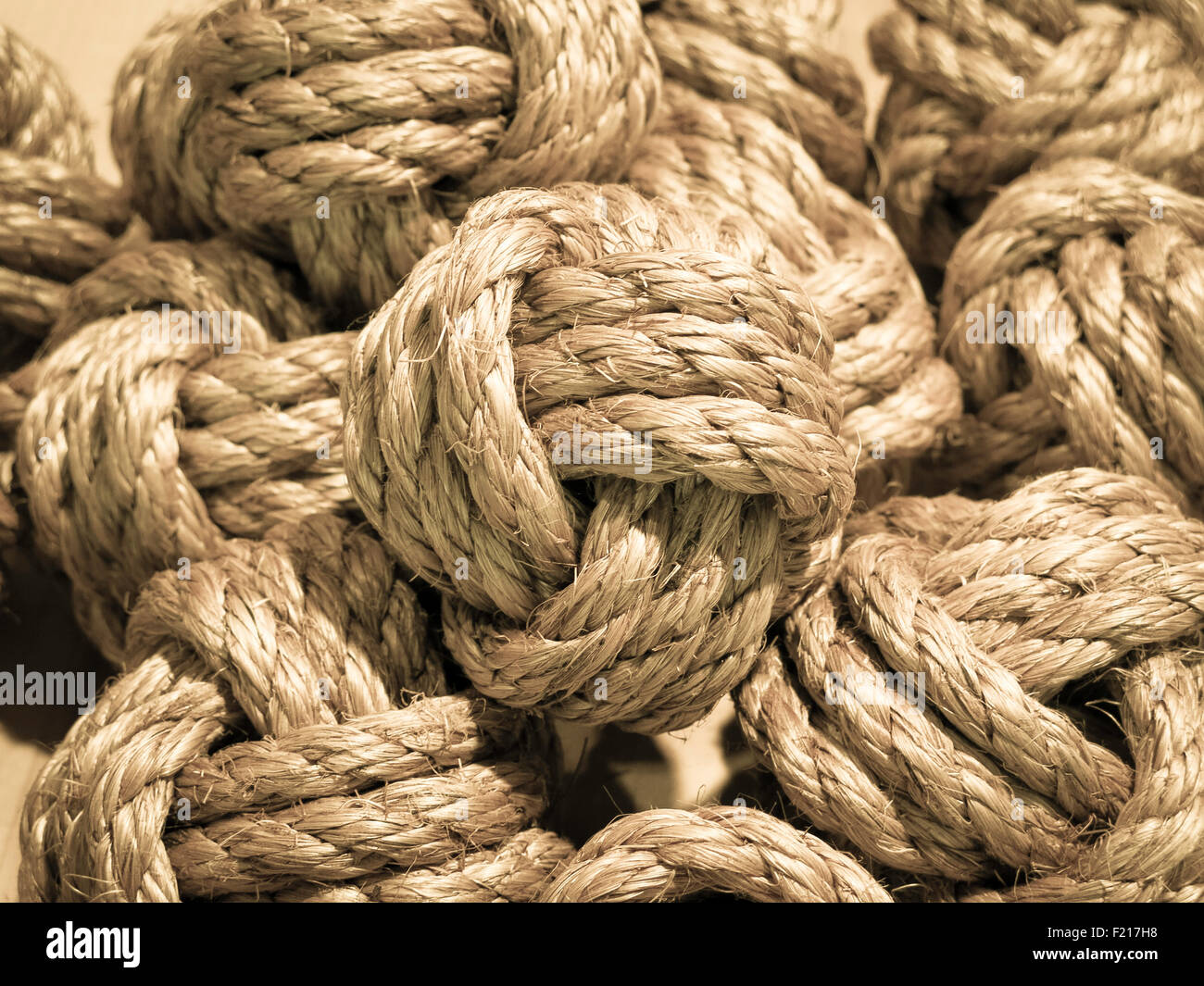 Decorative Rope Knots Stock Photo - Download Image Now