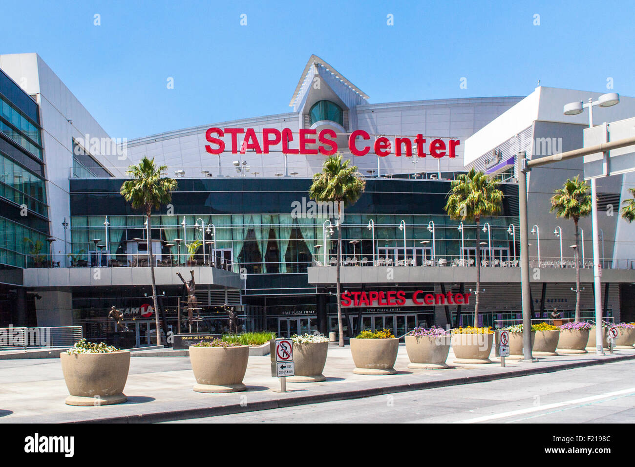 Staples Center in Los Angeles Stock Photo
