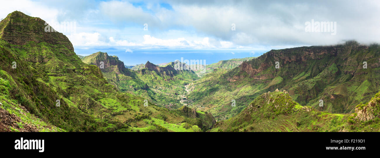 Serra Malagueta mountains in Santiago Island Cape Verde - Cabo Verde ...
