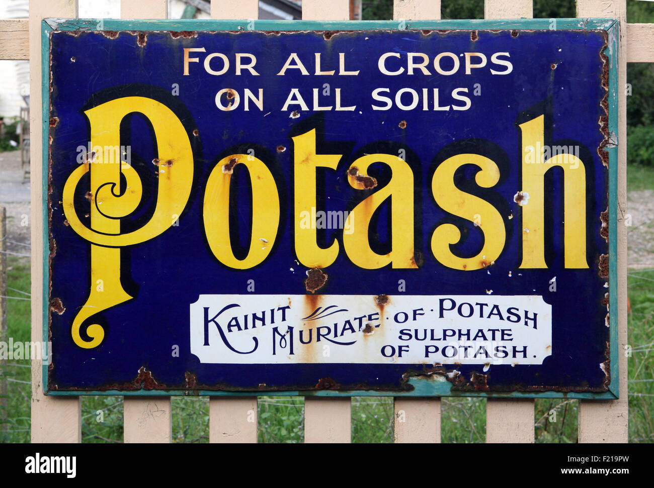 Potash poster Stock Photo