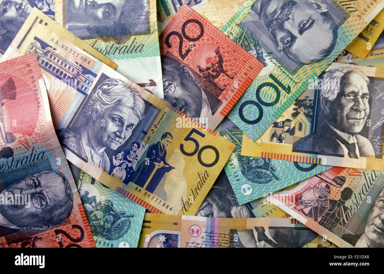 Australian money notes hi-res stock photography and images - Alamy