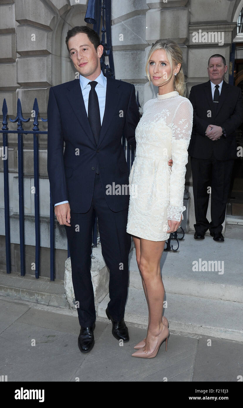 Guests arrive for Nicky Hilton's pre wedding party at Spencer House in ...