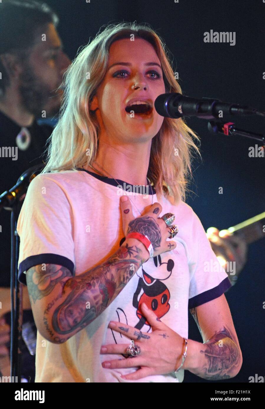 New York, NY, USA. 9th Sep, 2015. Gin Wigmore on stage for Gin Wigmore