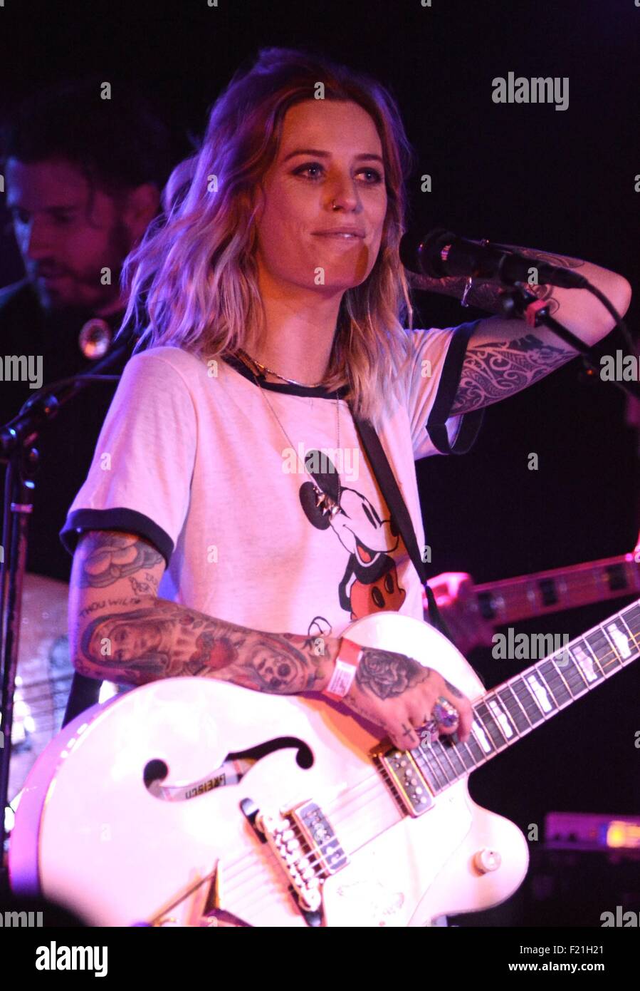 New York, NY, USA. 9th Sep, 2015. Gin Wigmore on stage for Gin Wigmore