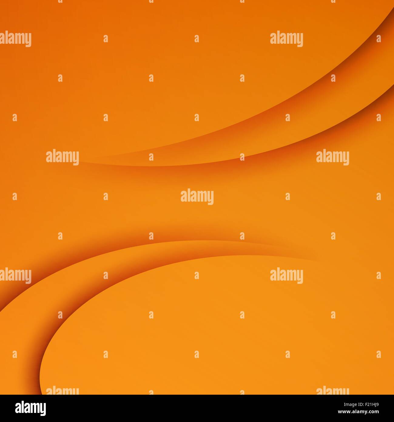 Orange vector Abstract background with curves lines Stock Vector Image ...