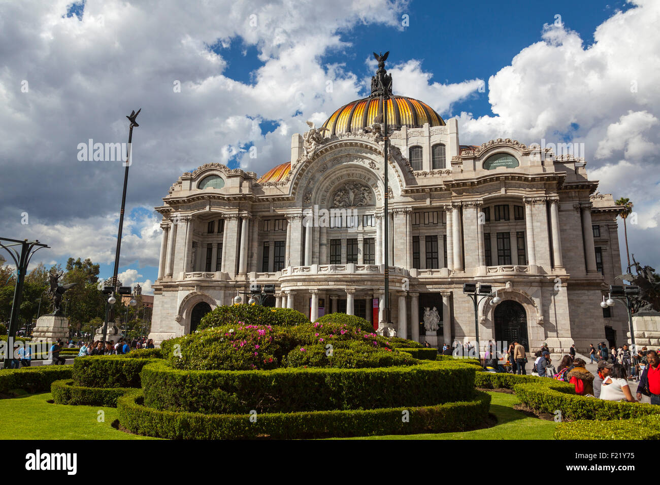 Palacio de Bellas Artes art museum and opera house Mexico City Federal District DF North America Stock Photo