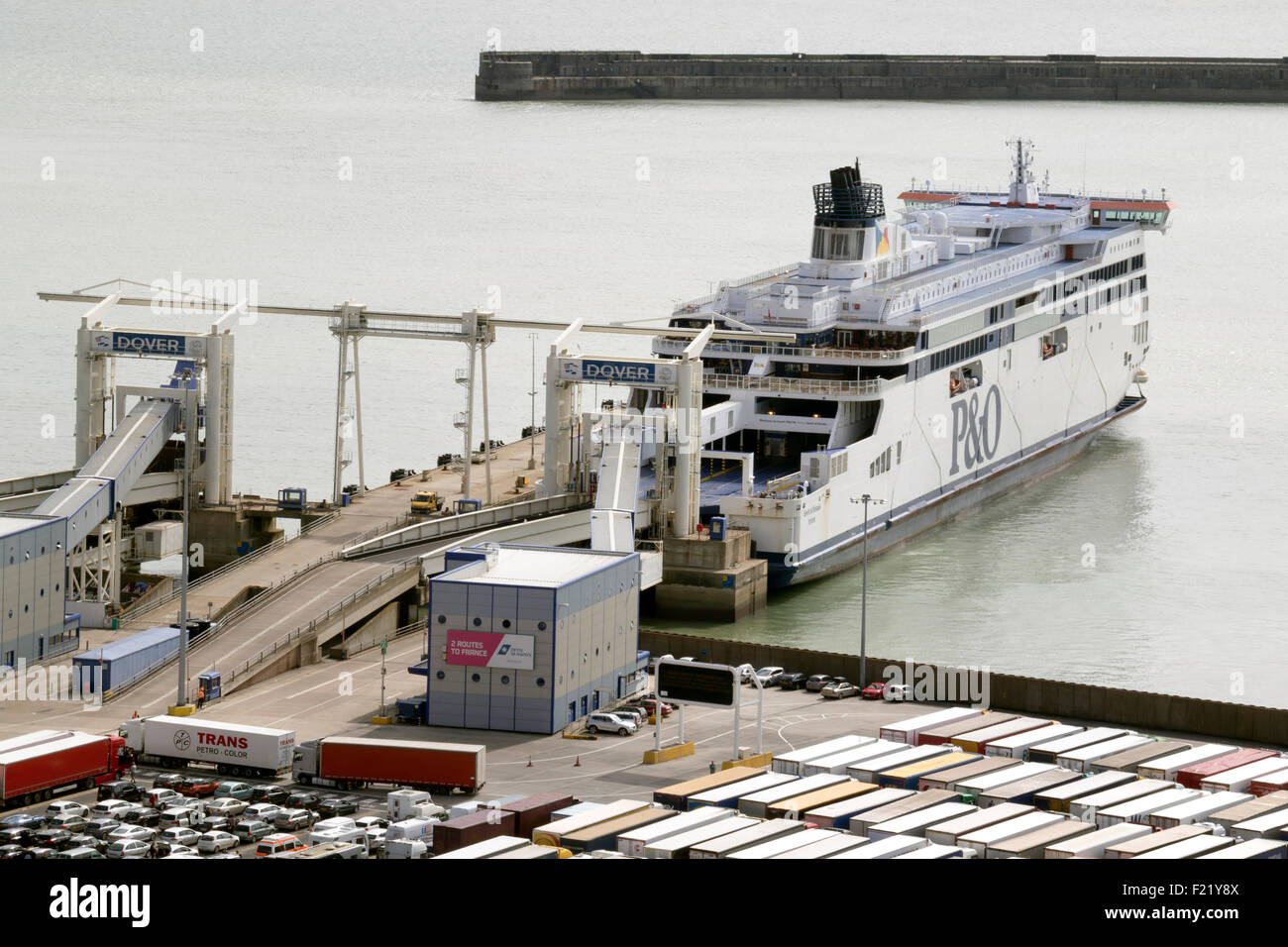 Dover port aerial hi-res stock photography and images - Alamy