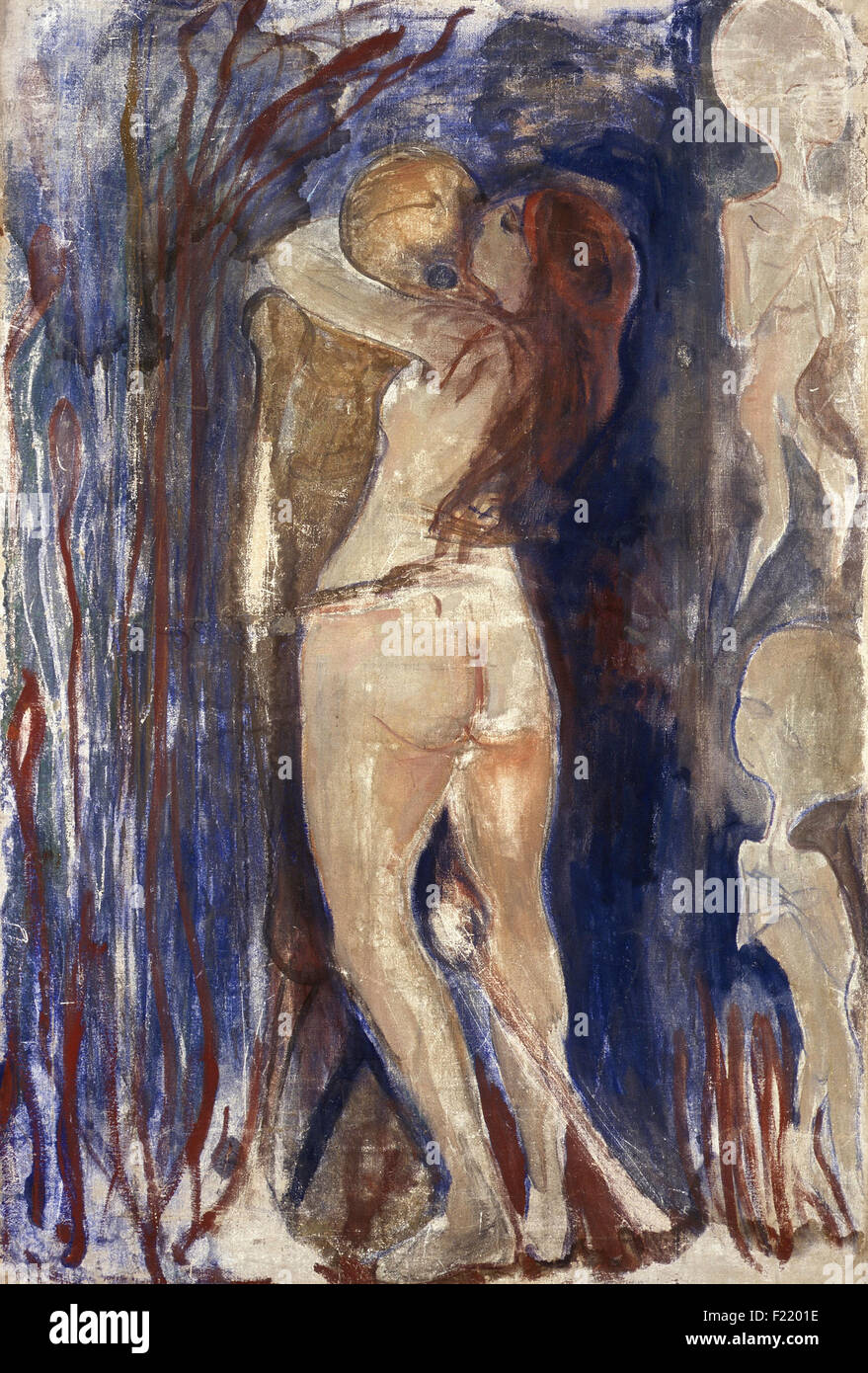 Edvard Munch - Death and Life Stock Photo