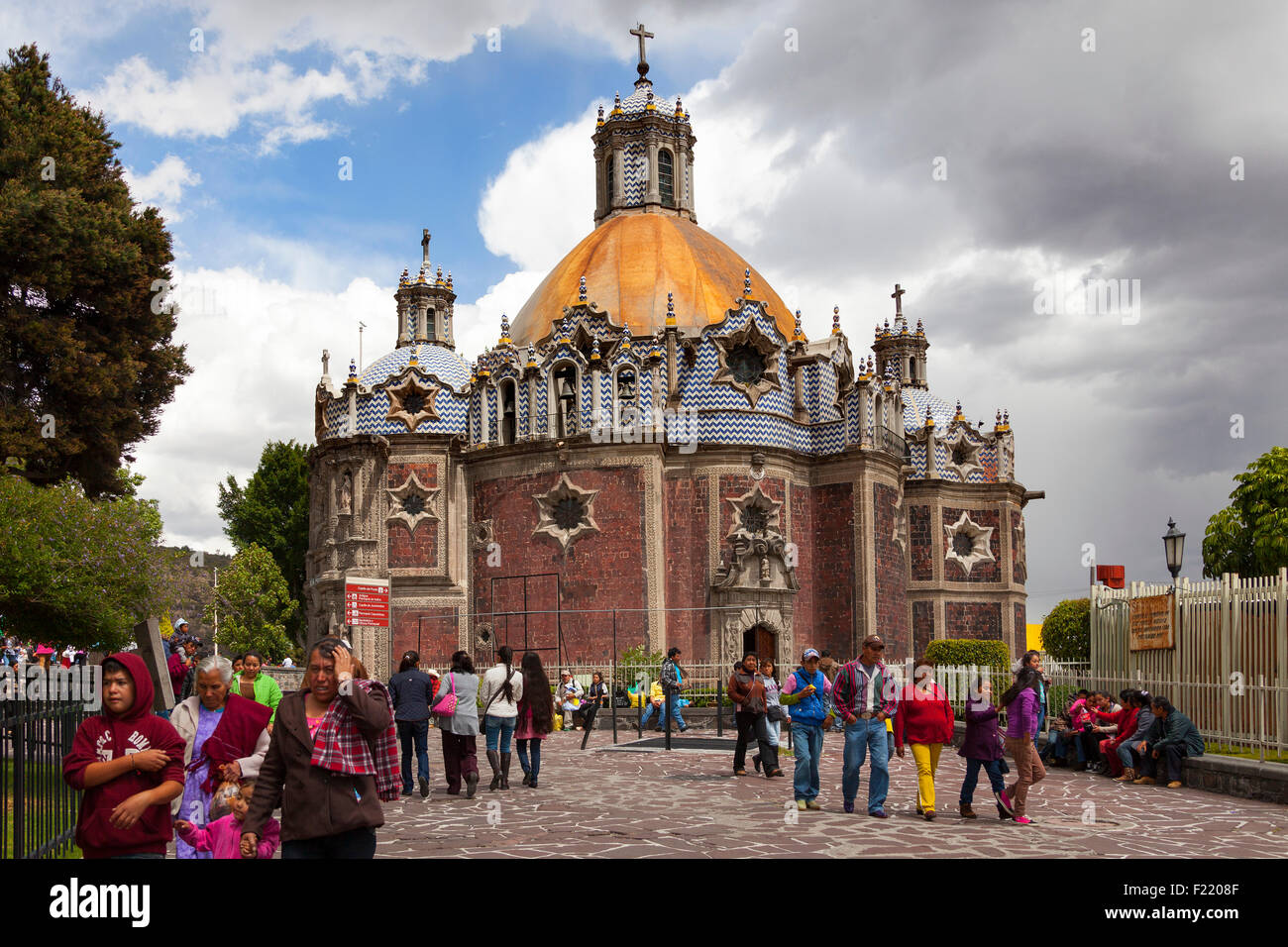 Pocito Chapel Basilica de Nuestra Señora de Guadalupe Mexico City Federal District DF North America Stock Photo