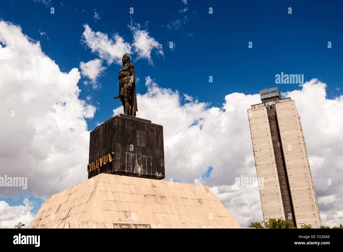 Monument to Cuitlahuac Mexico City Federal District DF North America Stock Photo