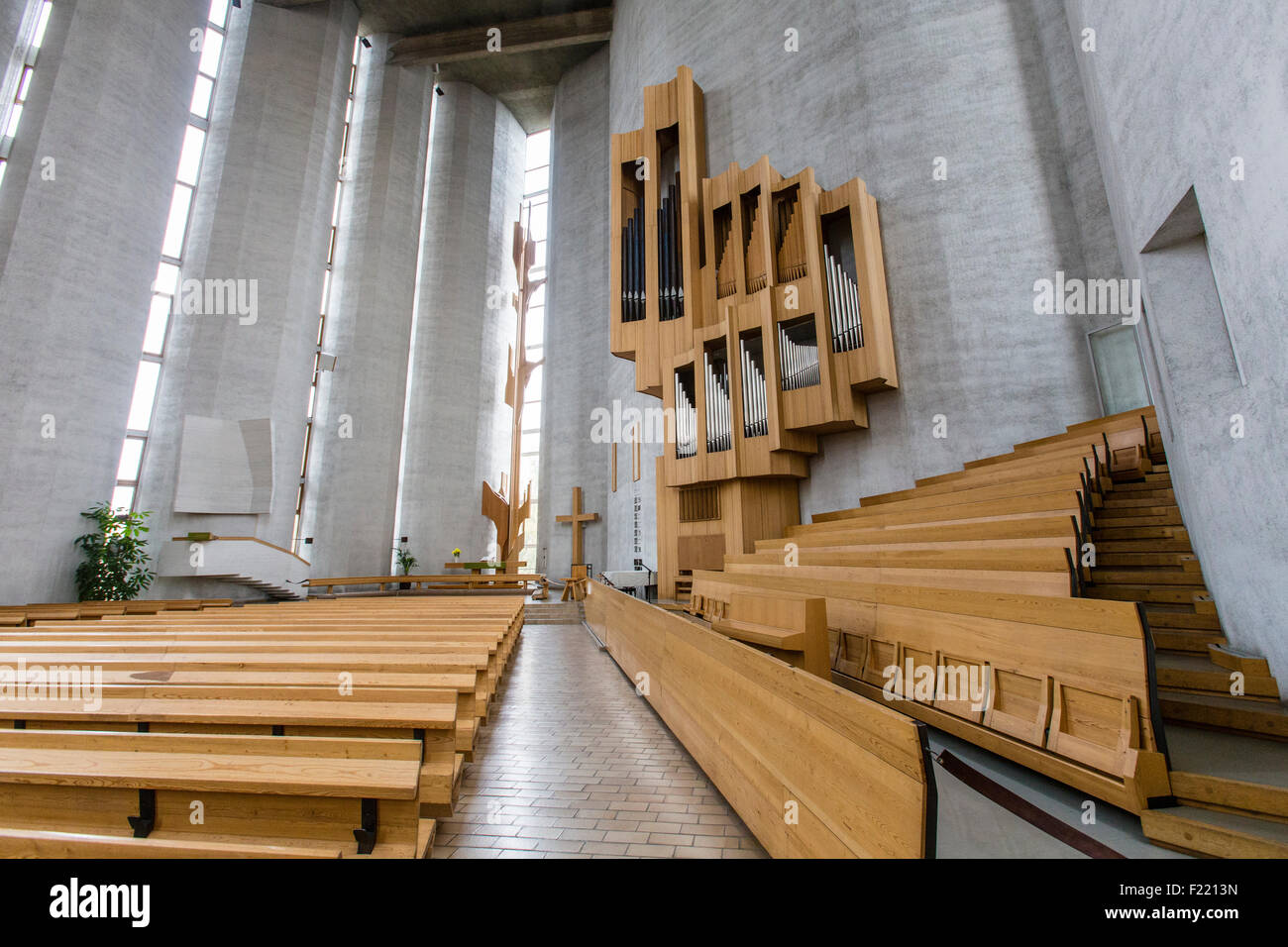 Kalevan kirkko, church, modern architecture, Reima Pietila, Raili Pietila,  Tampere, Finland, Scandinavia Stock Photo - Alamy